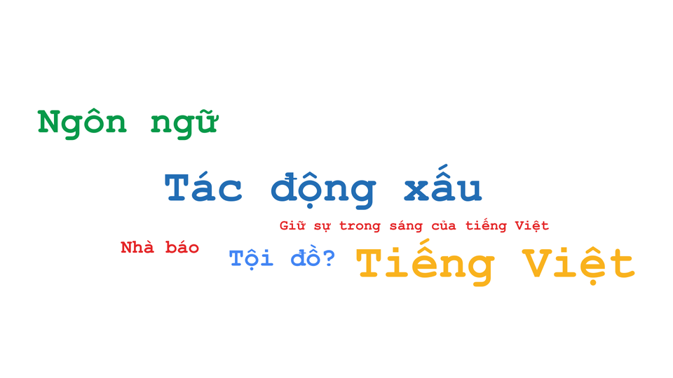 ngôn ngữ báo chí hiện tại đang làm hỏng tiếng Việt